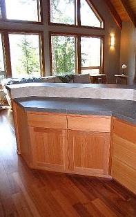 Countertop, Backsplash and Flooring Installed by Labrador Floors and Tile