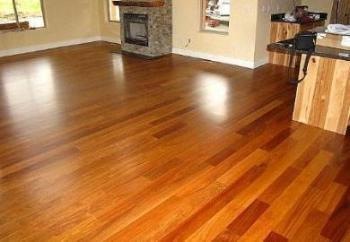 Wood floor installation and finish by Labrador Floors and Tile